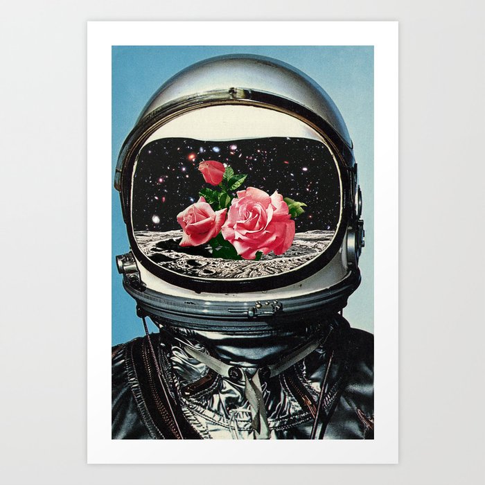 Spring Crop at the Rosseland Crater Art Print