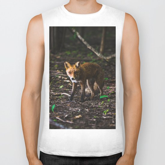 Silver fox Biker Tank