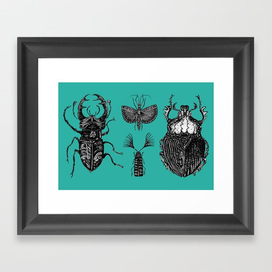 Insects Framed Art Print