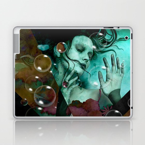 "The witch of the water forest" Laptop & iPad Skin