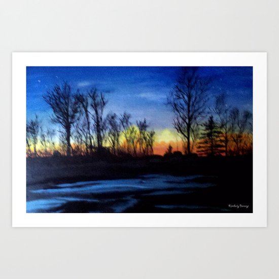 Sunset Art Print