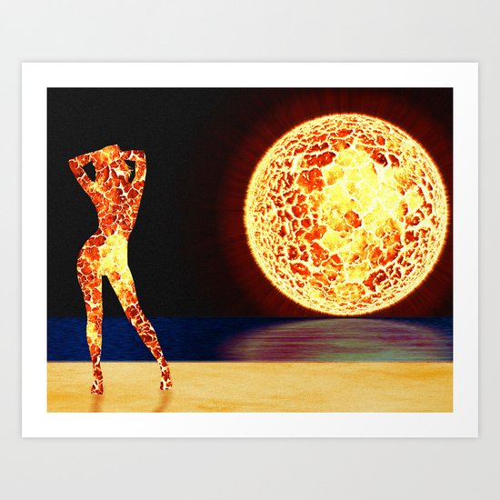 inferno Art Print