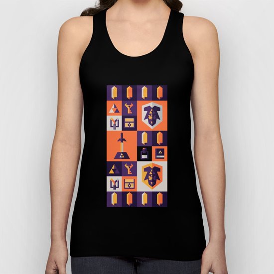 Legend of Zelda Items Unisex Tank Top