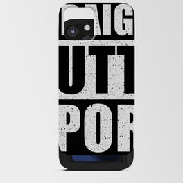 Straight Outta Sport iPhone Card Case