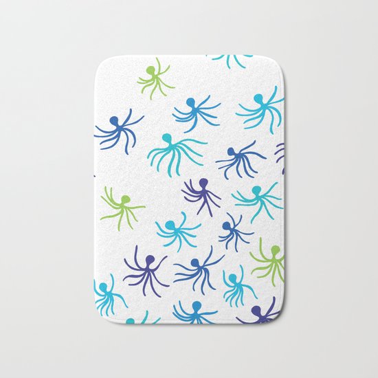 Octopus dance Bath Mat
