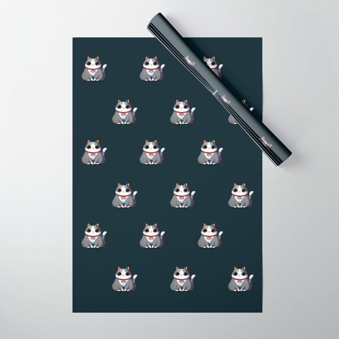 Satan Cat Wrapping Paper