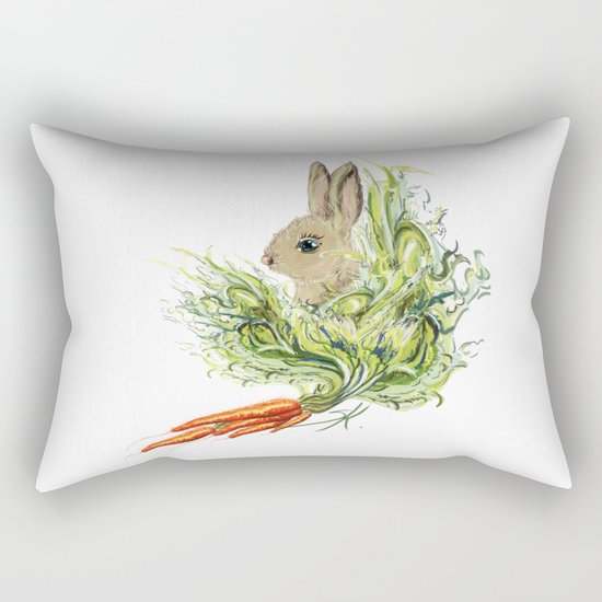 Rabbit Rectangular Pillow
