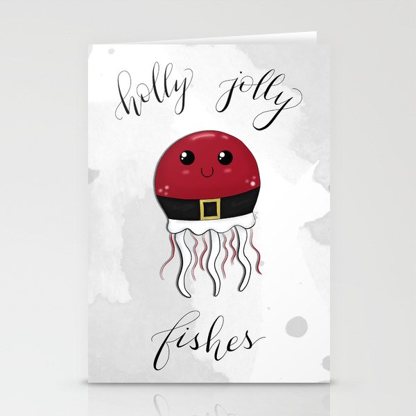 Jolly Fish Stationery Cards