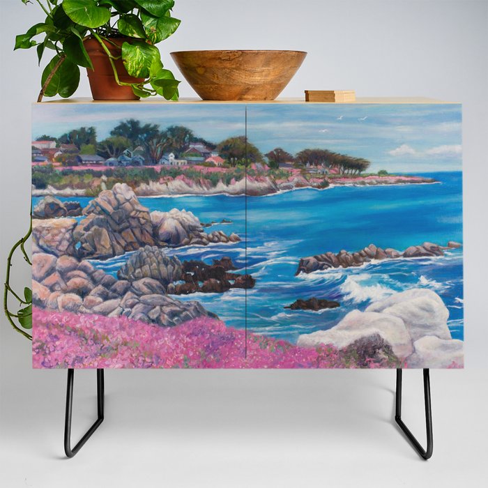 By the Ocean, Pacific Grove California Credenza