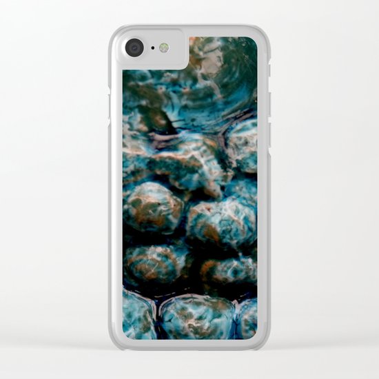 Blue bowls Clear iPhone Case