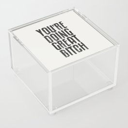 You're Doing Great Bitch Acrylic Box