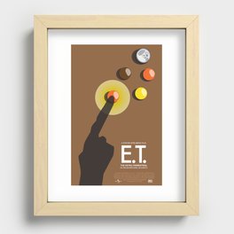 E.T. Movie Poster Recessed Framed Print