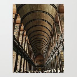 Trinity College Long Hall Poster