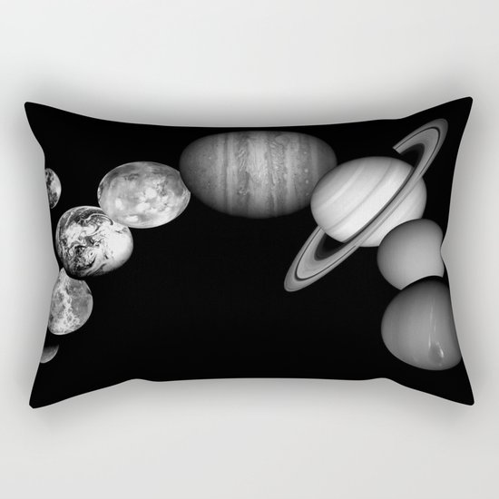 the solar system Rectangular Pillow