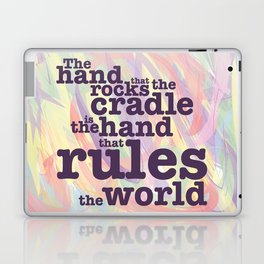 The Hand that Rocks the Cradle... Laptop & iPad Skin