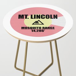 Mt. Lincoln Colorado Side Table