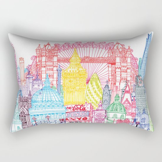 London Towers Rectangular Pillow