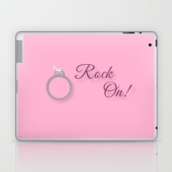 Rock On! Engagement Announcement Laptop & iPad Skin