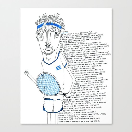 Tennis Canvas Print