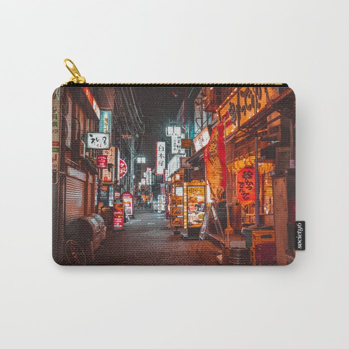 Warmth of Neon Tokyo Signs Carry-All Pouch