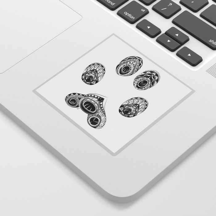 Cat Paw Print Sticker By Loujah Society6