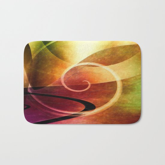 Multicolored abstract 2016 021 Bath Mat