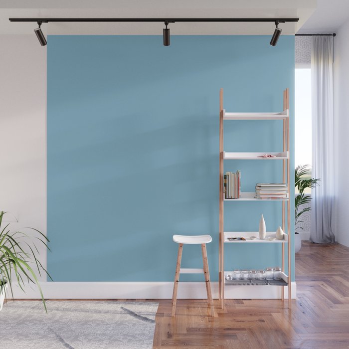 ATHENIAN BLUE SOLID COLOR Wall Mural