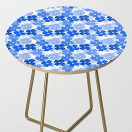 azul blue and white flowering dogwood symbolize rebirth and hope Side Table