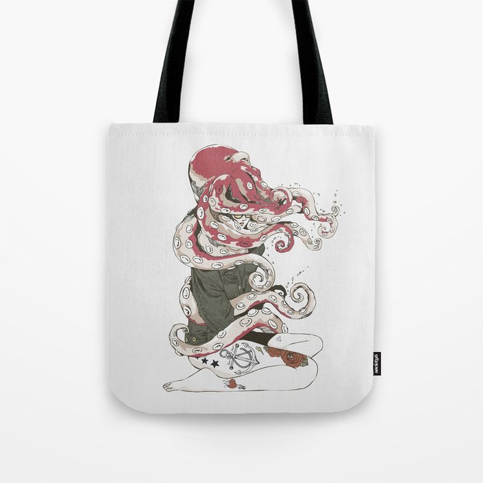 My head is an octopus Tote Bag