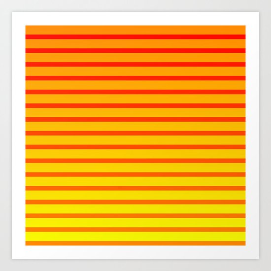 Orange-Ade Art Print