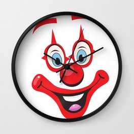 Clown Face Wall Clock