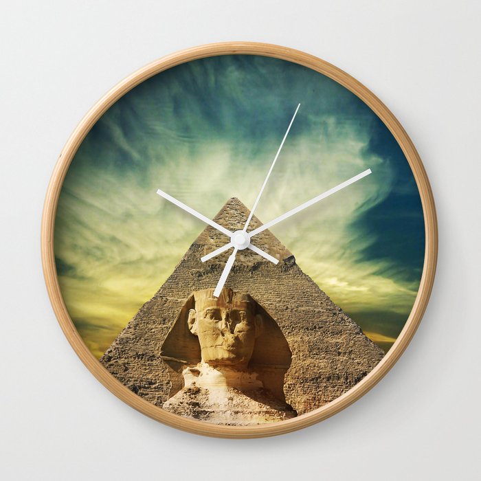 Piramid in Egypt Wall Clock