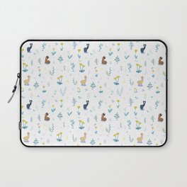 Alpacas and Dandelion Pattern Laptop Sleeve