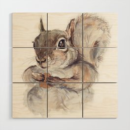 Squirrel Friend Wood Wall Art