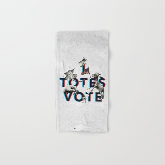 I Totes Vote Hand & Bath Towel