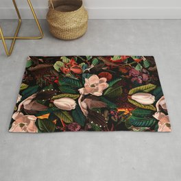 FLORAL AND BIRDS XIV Rug