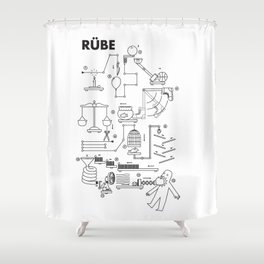 Rube Shower Curtain