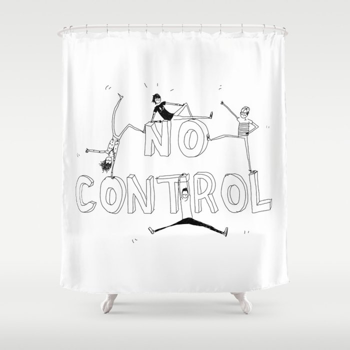 No control Shower Curtain