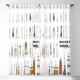Rockets of the World 2023 Blackout Curtain