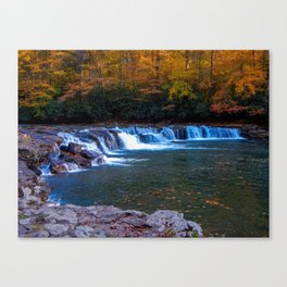 Whitaker Falls in Autumn Canvas Print