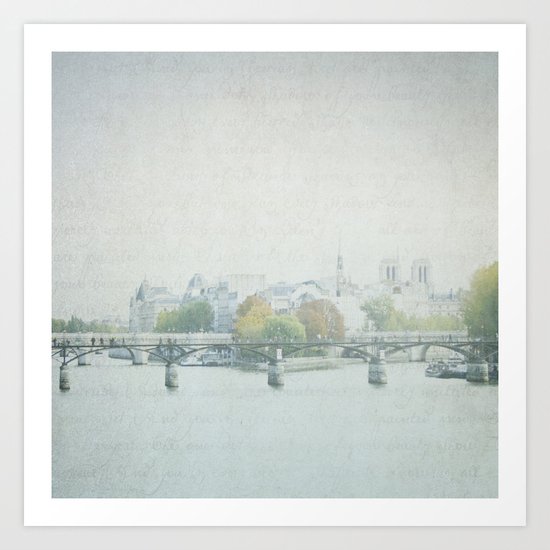 Letters From La Cité - Paris Art Print