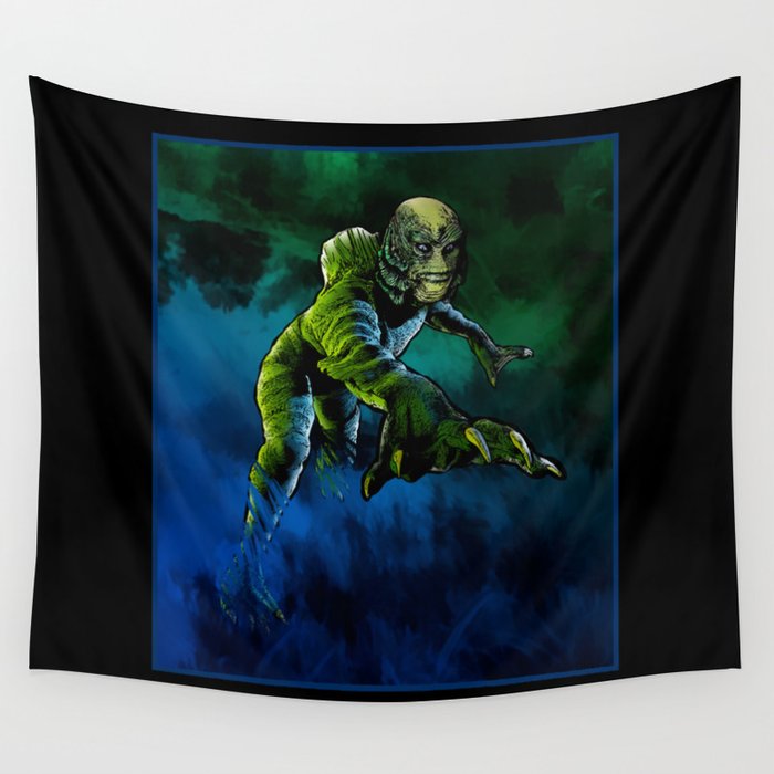 Creature From The Black Lagoon Wall Tapestry