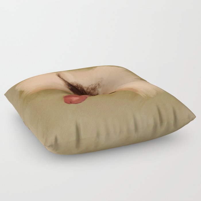 Bearded Grandfather likes to show his great Crotch. Throw Pillow by Miguel  Folgado