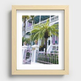 Key West Motel Recessed Framed Print
