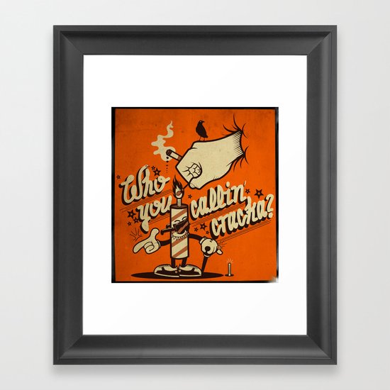 Say What!?! Framed Art Print