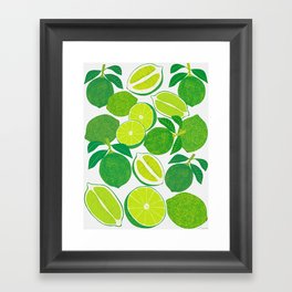 Lime Harvest Framed Art Print