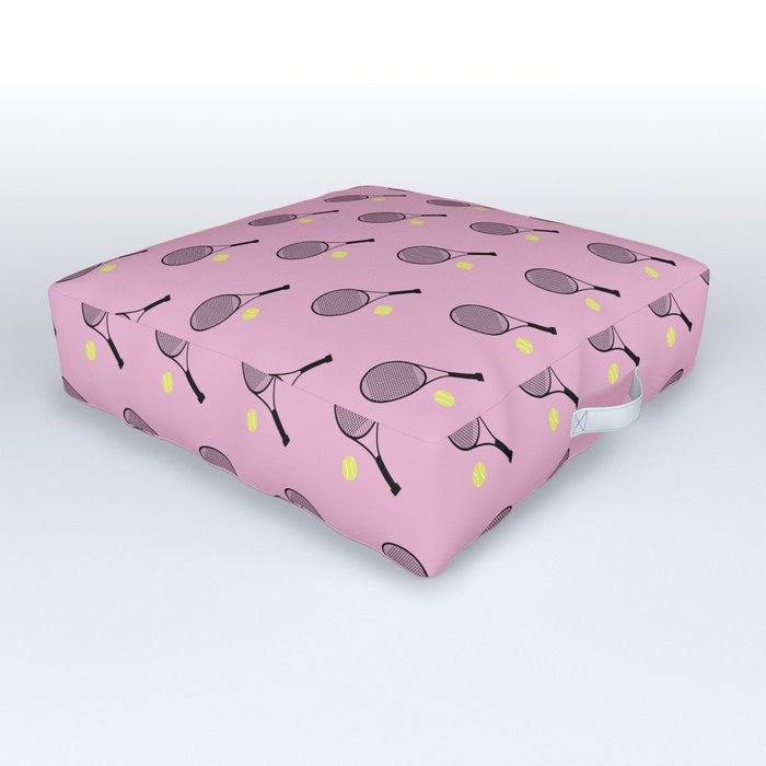Pink Tennis Outdoor Floor Cushion