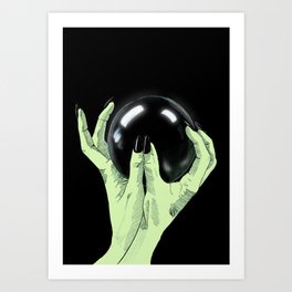 Crystallomancy Art Print