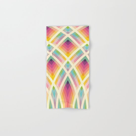 Retro Circles Hand & Bath Towel