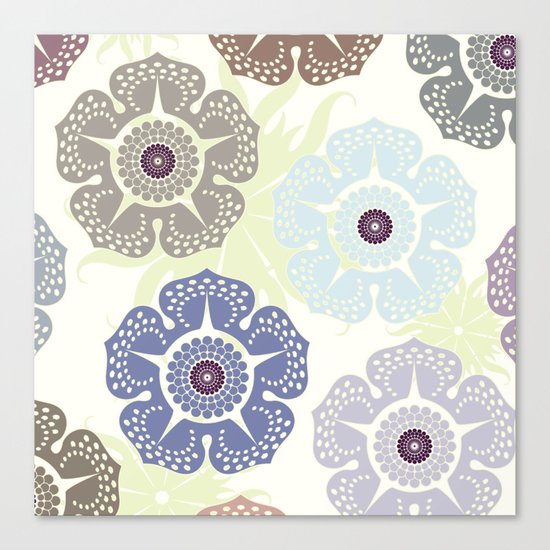 Flowers Pattern Canvas Print